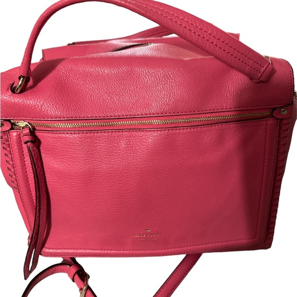 kate spade Handbags - KATE SPADE hot pink leather bag very big size in great condition ❤️❤️❤️